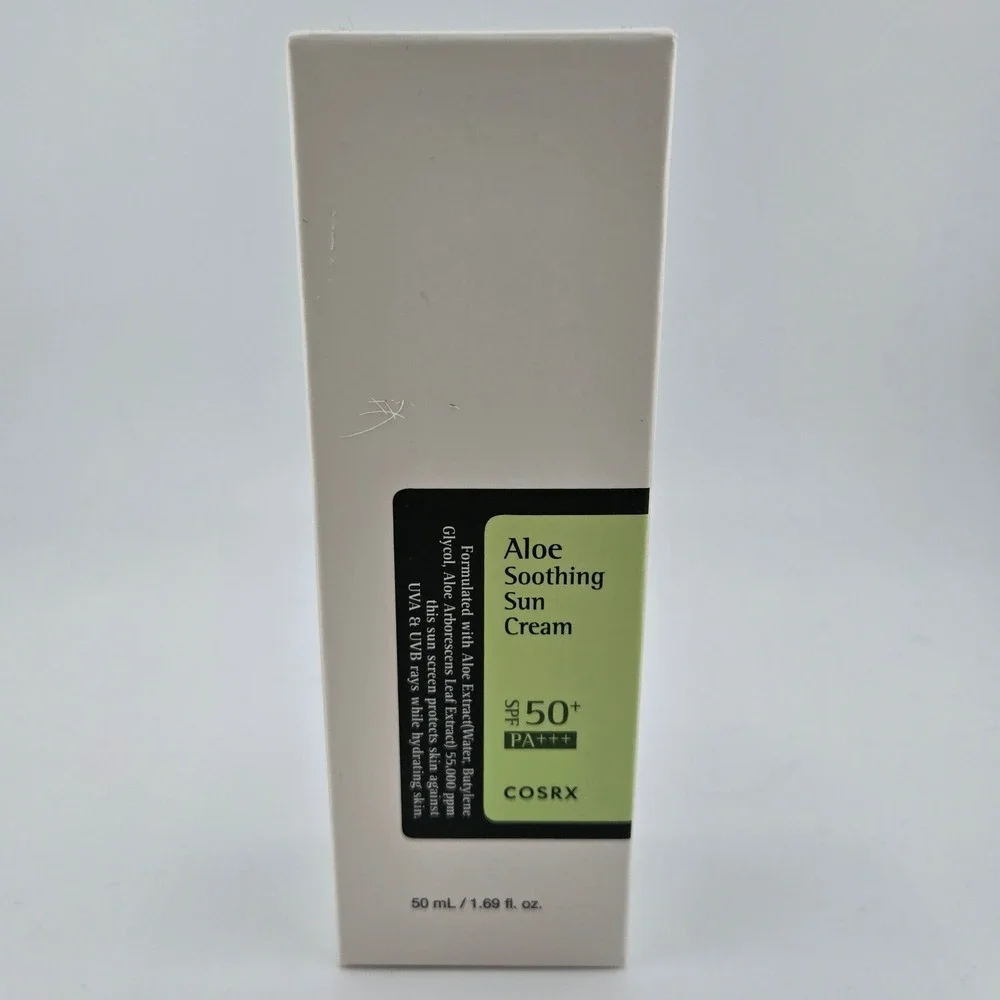 COSRX Aloe Soothing Sun Cream SPF 50+ PA+++ 50ml Korean Sunscreen Hydrating